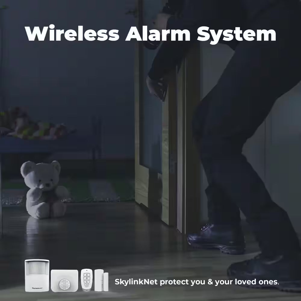 Wireless Alarm, Camera Deluxe Security System - Echo Alexa and IFTTT Compatible