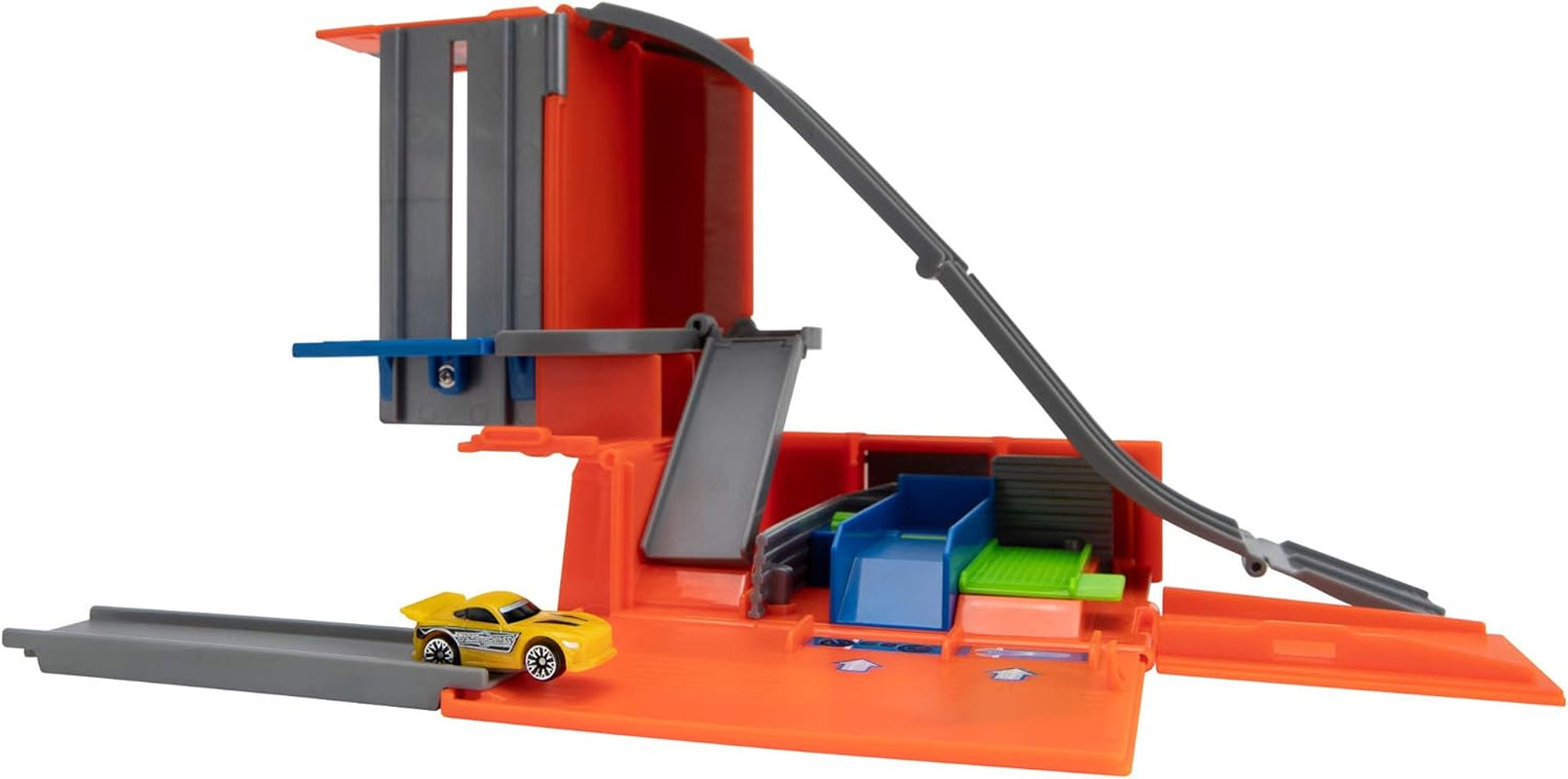 Core Playset, Car Tuner Garage Station - Expandable and Connectable to Other MM Sets, Includes One Exclusive Vehicle - Collect Them All