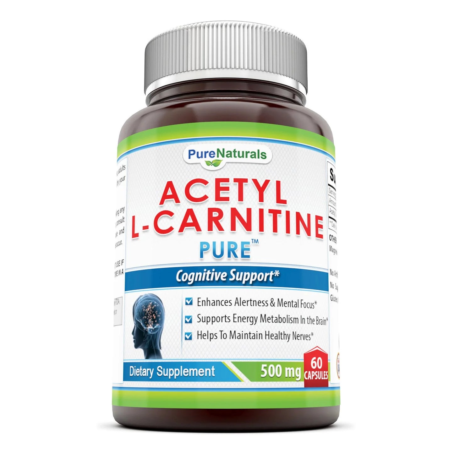 Acetyl L-Carnitine 500 Mg 60 Capsules