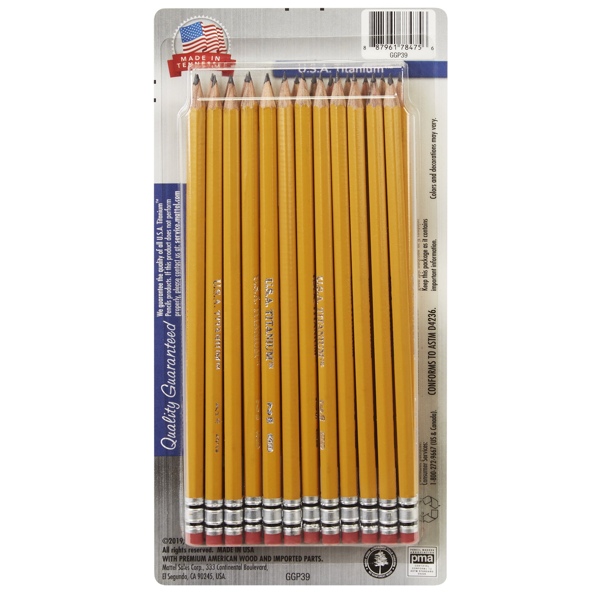 Premium Yellow #2 HB Pencils 24 Count Sharpened Woodcase Pencils