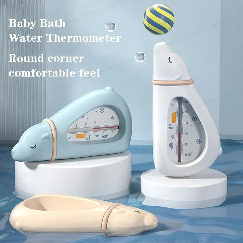 Baby Bath Thermometer for Newborn Small Bear Fish Dolphin Duck Water Temperature Meter Bath Baby Bath Toys Thermometer Bath 1Pc