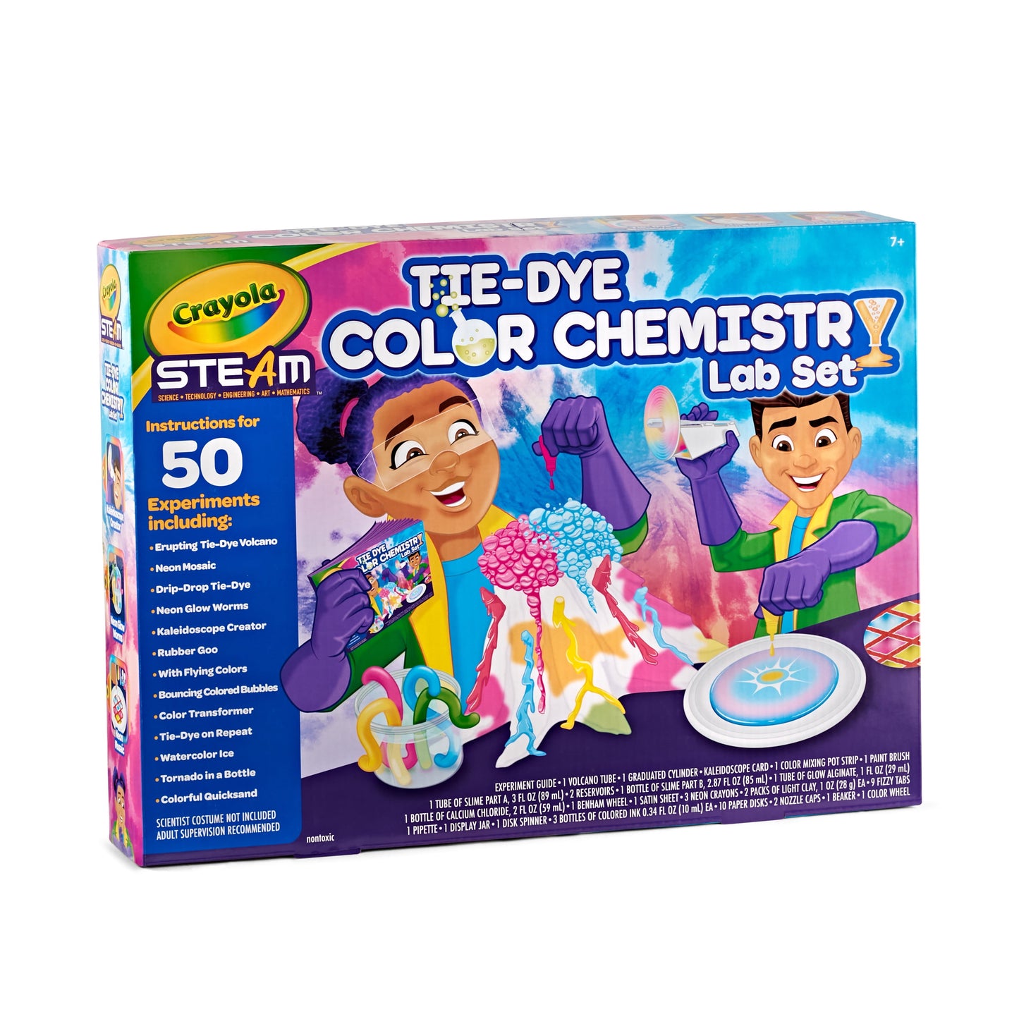 Tie Dye Color Chemistry Set for Kids, Educational Toys, Creative Unisex Gifts for Child