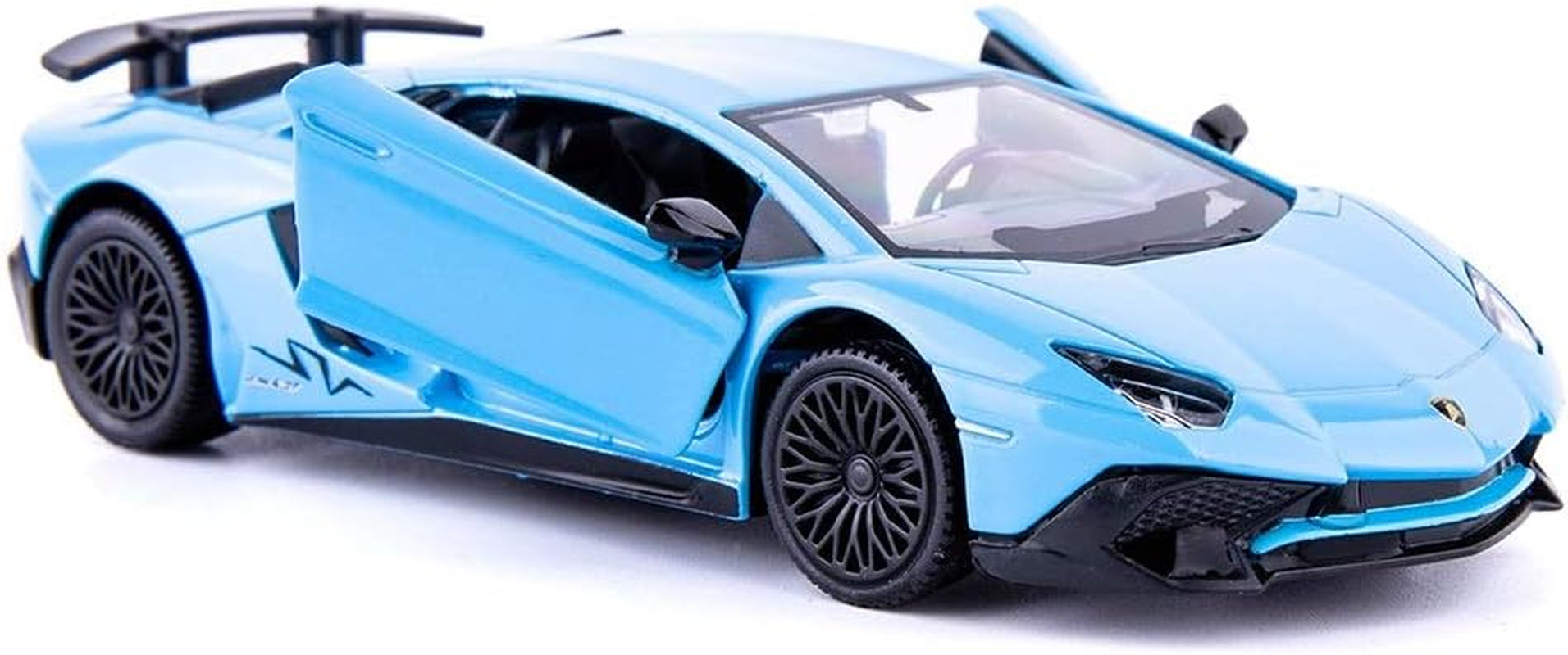 1/36 Scale Aventador LP700-4 Casting Car Model, Zinc Alloy Toy Car for Kids, Pull Back Vehicles Toy Car for Toddlers Kids Boys Girls Gift (Blue)