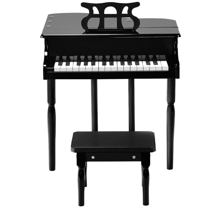 30-Key Kids Piano Keyboard Toy with Bench Piano Lid and Music Rack